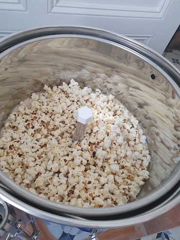 cuve avec popcorn
